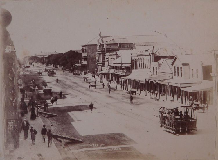 A view of West Street, Durban