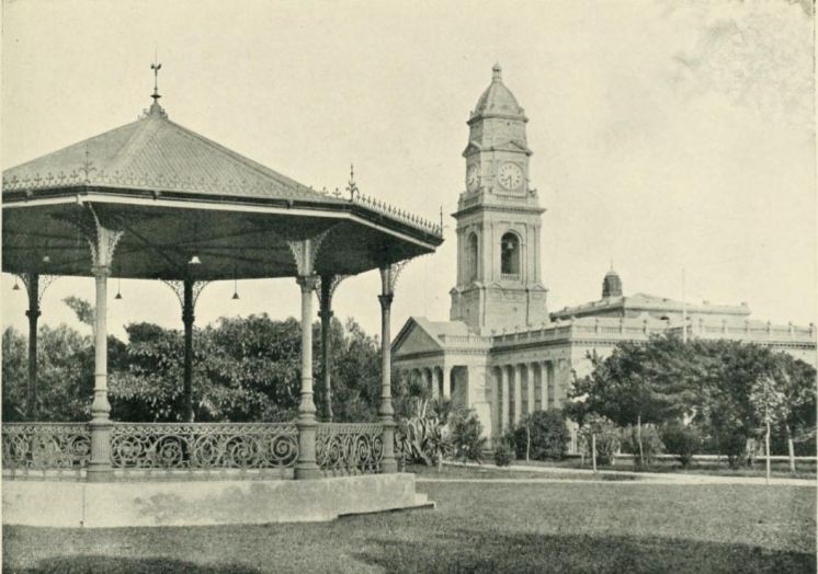 Band Stand and Town Hall, Town Gardens, Farewell Square, Durban