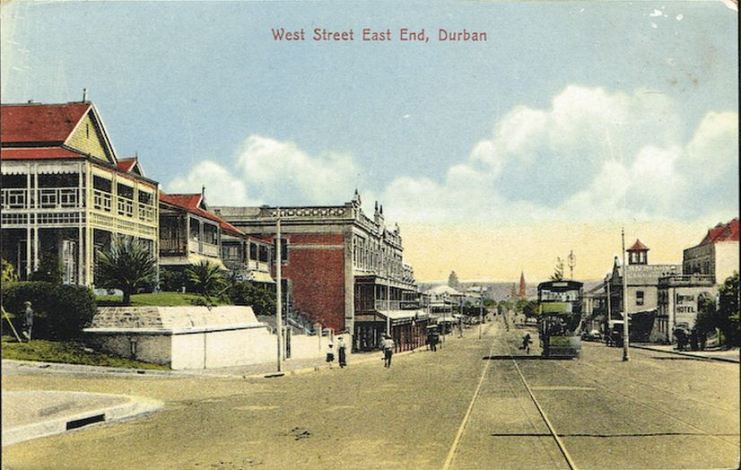 The east end of West Street, Durban