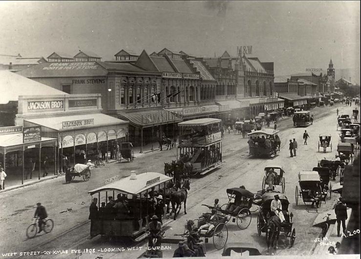 West Street, Durban, 1898, Natal