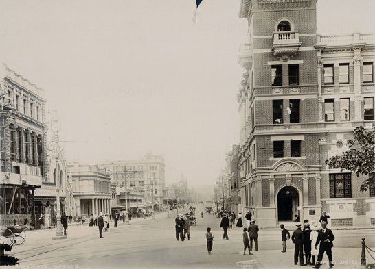 West Street, Durban, with the Natal Bank Tower l