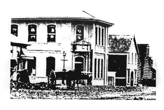 Durban's first bank, Natal Bank, 1854, corner of West and Gardiner Streets