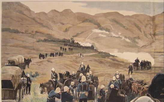 wagon, Battle of Laing's Nek, see O'Neil's Cottage, 1881