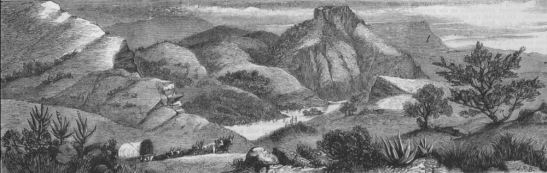 wagon, view of the river kei, 1877 vcx